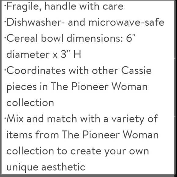 ❤️ New Pioneer Woman Cassie Teal Embossed Bowls Set - Picture 5 of 5